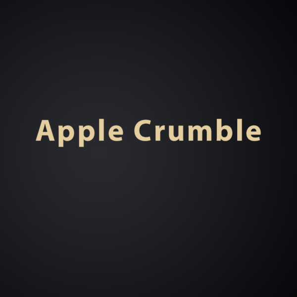 Apple Crumble