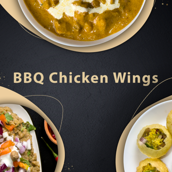 BBQ Chicken Wings (6 Pcs)