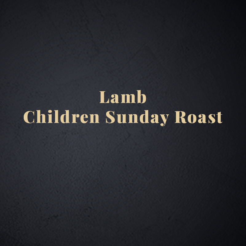 Lamb - Children Sunday Roast