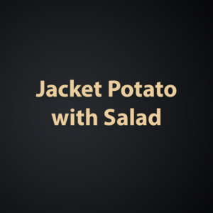 Jacket Potato with Salad